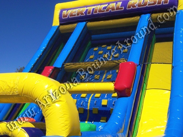 Rental Vertical rush inflatable obstacle course Colorado